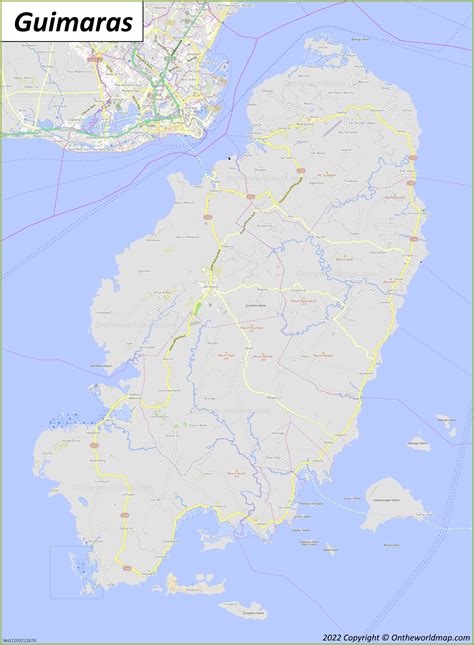 guimaras map google|Detailed Road Map of Guimaras Island .